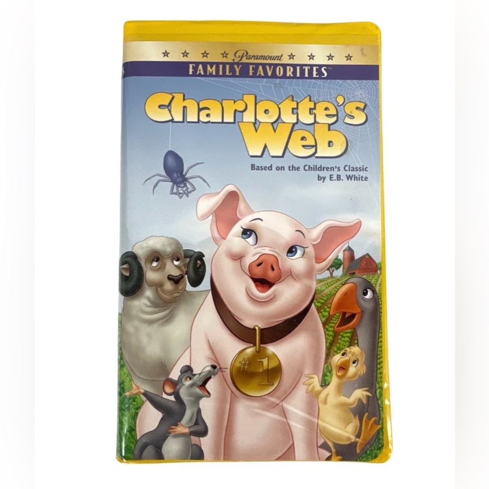 Charlottes Web VHS 1973 Animated Family Movie Paramount Release 94 Min G Rating